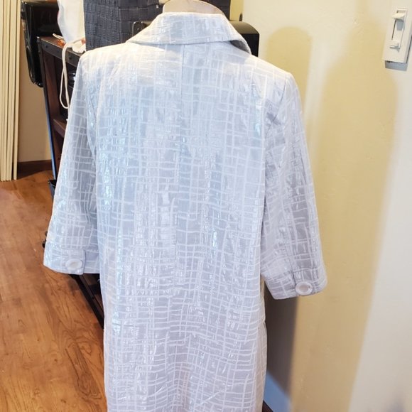 Vintage white/silver spring coat - Picture 7 of 8